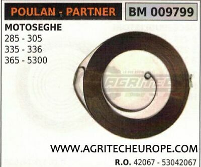 42067 53042067 MOLLA AVVIAMENTO MOTOSEGA POULAN PARTNER 285 305 335 336 365 5300