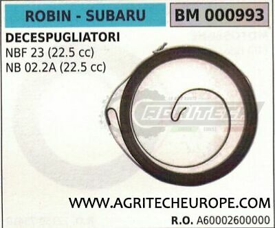A60002600000 MOLLA AVVIAMENTO DECESPUGLIATORE ROBIN SUBAR NBF23 NB02.2A 22.5cc