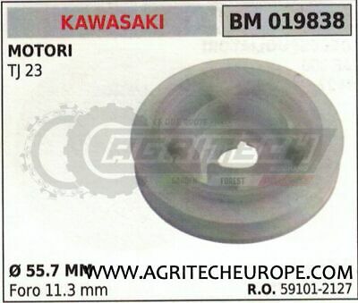 501012127 PULEGGIA AVVIAMENTO MOTORE KAWASAKI TJ23 Ø55.7