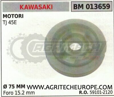 591012120 PULEGGIA AVVIAMENTO MOTORE KAWASAKI TJ 45E Ø75