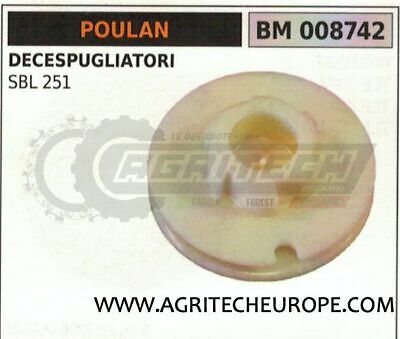 530069288 PULEGGIA AVVIAMENTO MOTOSEGA POULAN 2000 2100 2300 2350 2400