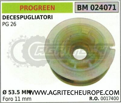 0017400 PULEGGIA AVVIAMENTO DECESPUGLIATORE PROGREEN GREENCUT PG 26 Ø53.5