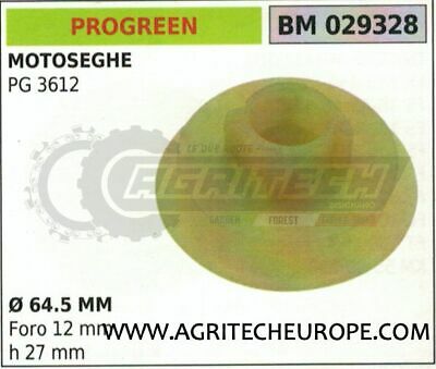 PULEGGIA AVVIAMENTO MOTOSEGA PROGREEN GREENCUT PG 3612 Ø64.5