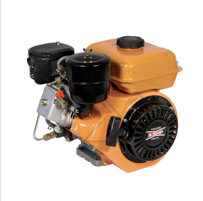 MOTORE DIESEL COMPLETO 3,5 HP CV ALBERO CILINDRICO 3/4" motozappa motocoltivator