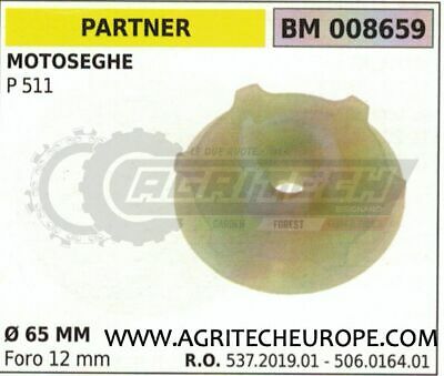 506016401 537201901 PULEGGIA AVVIAMENTO MOTOSEGA PARTNER P 511 Ø65