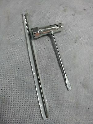 TONDINO LIMA AFFILATURA CATENA MOTOSEGA 5/32 + CHIAVE CANDELA 13/19 affilatore