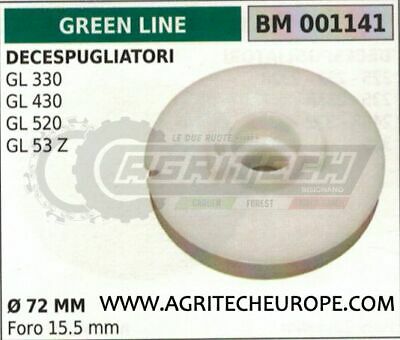PULEGGIA AVVIAMENTO DECESPUGLIATORE GREENLINE GREENCUT GL 330 430 520 53Z Ø72