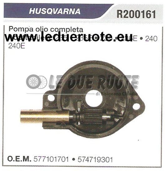 574719301 POMPA OLIO COMPLETA MOTOSEGA HUSQVARNA 235 236 240