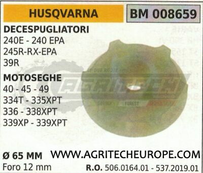 506016401 PULEGGIA AVVIAMENTO DECESPUGLIATORE HUSQVARNA 245RX 245EPA 39R Ø65