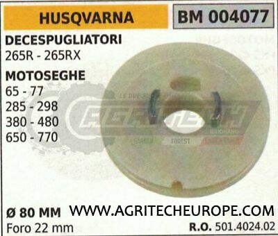 501402402 PULEGGIA AVVIAMENTO MOTOSEGA HUSQVARNA 65 77 285 298 380 770 Ø80