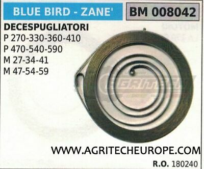 180240 MOLLA AVVIAMENTO DECESPUGLIATORE BLUE BIRD ZANE' P 270 330 360 410 470