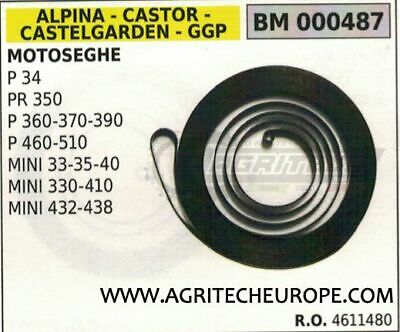4611480 MOLLA PER AVVIAMENTO MOTOSEGA ALPINA CASTOR P 510 MINI 33 35 40 330 410