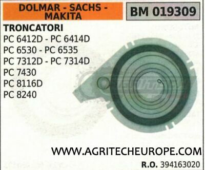 394163020 MOLLA AVVIAMENTO TRONCATRICE DOLMAR SACHS MAKITA PC 6412D 6414D 6530