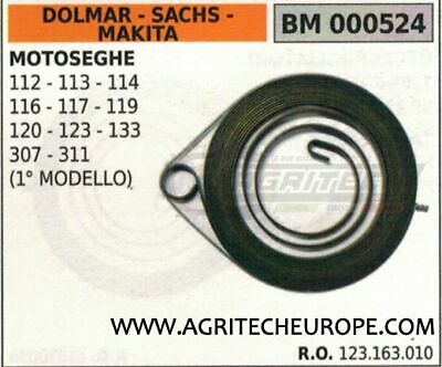 123163010 MOLLA AVVIAMENTO MOTOSEGA DOLMAR SACHS MAKITA 112 113 114 116 117 119