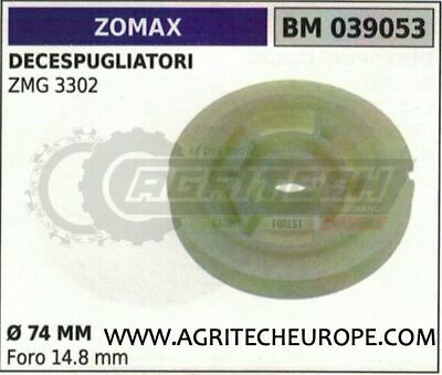 PULEGGIA AVVIAMENTO DECESPUGLIATORE ZOMAX ZMG 3301 Ø74