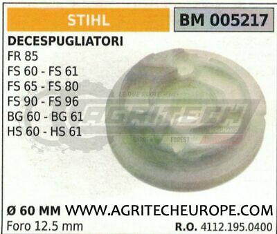 41121950400 PULEGGIA AVVIAMENTO DECESPUGLIATORE STIHL FS96 BG60 BG61 HS60 Ø60