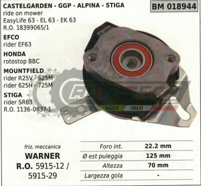 18399065/1 FRIZIONE MECCANICA TRATTORINO RASAERBA CASTELGARDEN STIGA EL EK 63