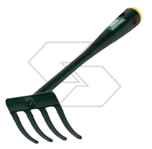 RASTRELLOO 4 DENTI PER GIARDINAGGIO IN METALLO 27,5x9 cm