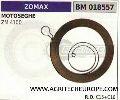 C15+CQ6 MOLLA AVVIAMENTO COMPLETA MOTOSEGA ZOMAX ZM 4100
