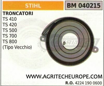 42241900600 MOLLA AVVIAMENTO COMPLETA TRONCATRICE STIHL TS 410 420 500 700 800