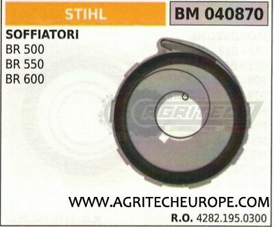 42821950300 MOLLA AVVIAMENTO COMPLETA SOFFIATORE STIHL BR 500 550 600