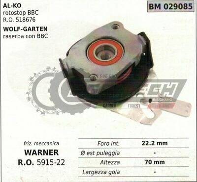 FRIZIONE MECCANICA WARNER 591522 TRATTORINO RASAERBA WOLF GARTEN CON BBC