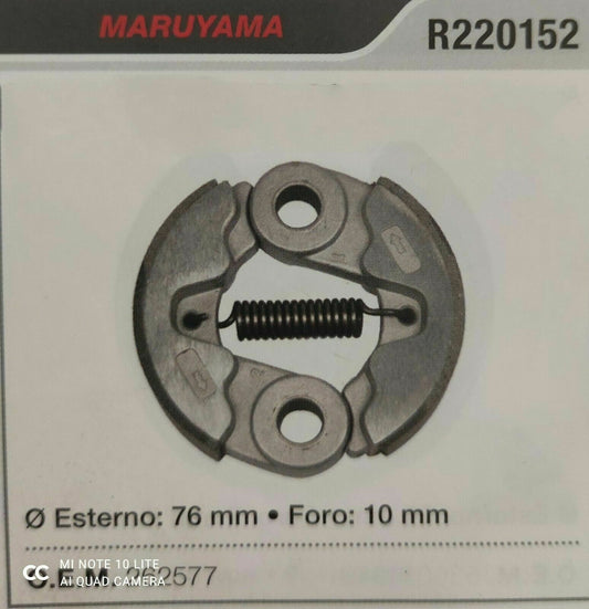 FRIZIONE DECESPUGLIATORE MARUYAMA Ø76 FORO Ø10