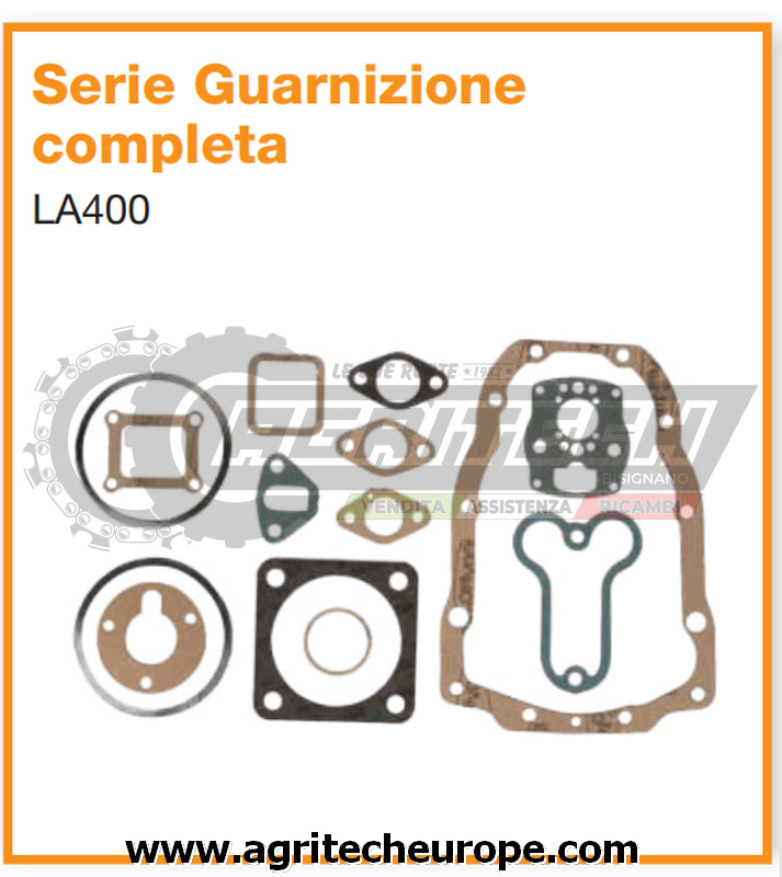 LOMBARDINI LA400 SERIE GUARNIZIONE COMPLETA MOTORE LA 400 MOTOCOLTIVATORE