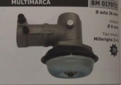 COPPIA CONICA UNIVERSALE standard DECESPUGLIATORE CON ASTA Ø 26 MILLERIGHE Z 9