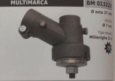 COPPIA CONICA UNIVERSALE standard DECESPUGLIATORE CON ASTA Ø 27 MILLERIGHE Z-9