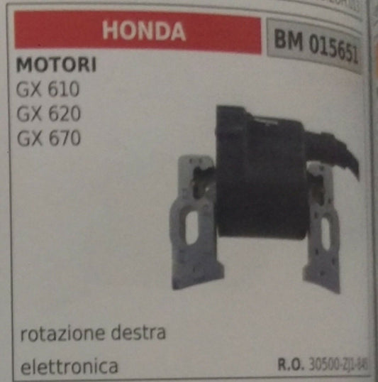 30550ZJ1845 BOBINA ELETTRONICA MOTORE HONDA GX610 GX620 GX670 GX 610 620 670 DX
