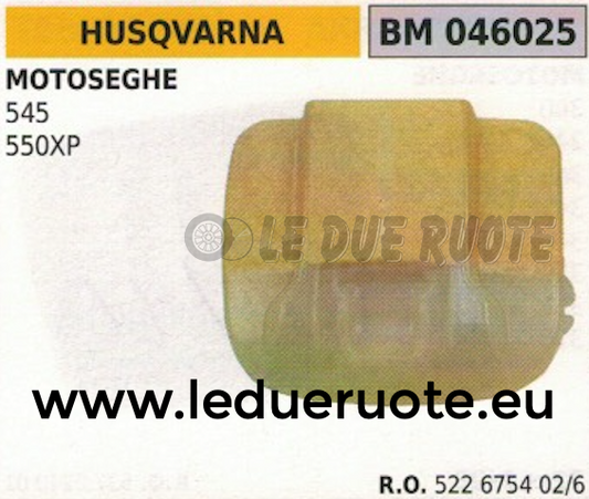 522675402 FILTRO ARIA COMPLETO MOTOSEGA HUSQVARNA 545 550XP