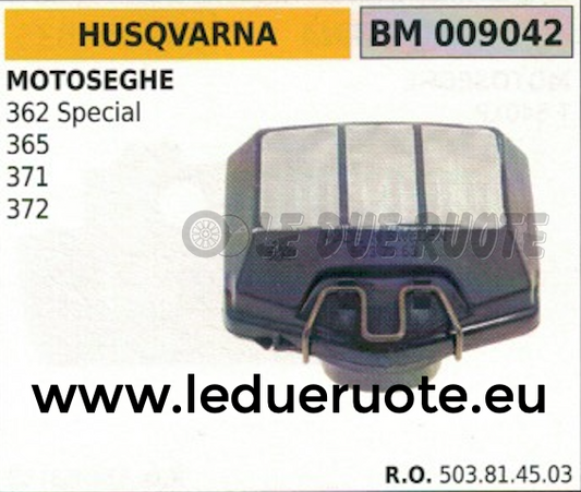 503814503 FILTRO ARIA MOTOSEGA HUSQVARNA 362 SPECIAL 365 371 372