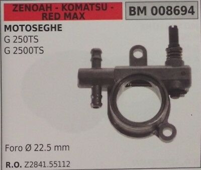 Z284155112 POMPA OLIO COMPLETA MOTOSEGA ZENOAH KOMATSU RED MAX G 250TS 2500TS