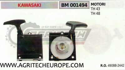490882442 CARTER AVVIAMENTO AVVIATORE COMPLETO MOTORE KAWASAKI TH43 TH48