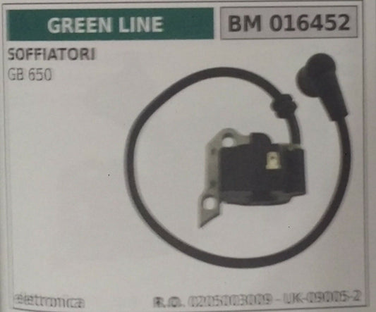 0205003009 BOBINA ELETTRONICA SOFFIATORE GREEN LINE GB650