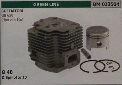 CILINDRO E PISTONE COMPLETO SOFFIATORE GREEN LINE G 650 Ø 48 tipo vecchio