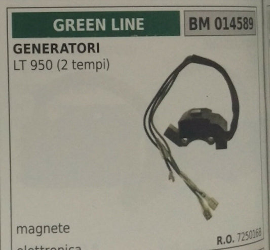7250168 BOBINA ELETTRONICA MAGNETE MOTOGENERATORE GRUPPO GREEN LINE LT950 2T
