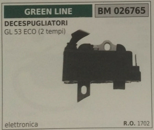 1702 BOBINA ELETTRONICA DECESPUGLIATORE GREEN LINE GL 53 ECO (2T)
