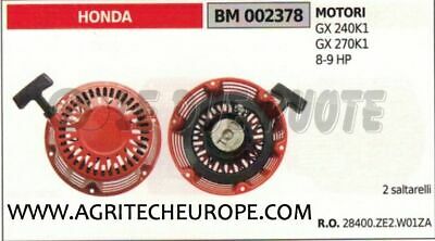 28400ZE2W012A CARTER AVVIAMENTO COMPLETO MOTORE HONDA GX240K1 GX270K1 240 270