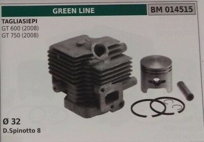 CILINDRO E PISTONE COMPLETO TAGLIASIEPE tosasiepi GREEN LINE GT 600 750 dal 2008