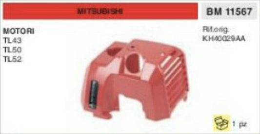 KH040029 CARTER plastica CUFFIA MOTORE MITSUBISHI TL43 TL50 TL52