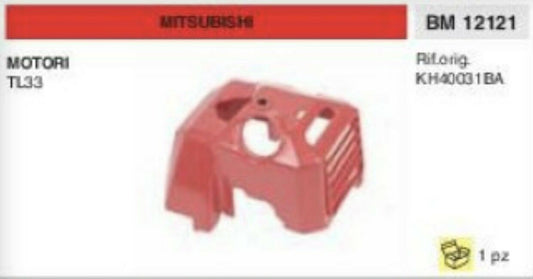 KH040031 CARTER plastica superiore CUFFIA MOTORE MITSUBISHI TL33 TL 33