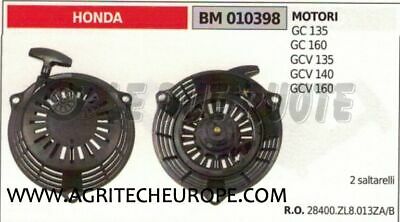 28400ZL8013Z CARTER AVVIAMENTO COMPLETO MOTORE HONDA GC135 GC160