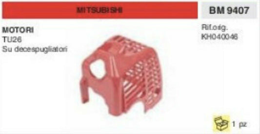 KH040046 CARTER plastica CUFFIA MOTORE DECESPUGLIATORE MITSUBISHI TU26 TU 26