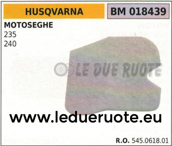 545061801 FILTRO ARIA MOTOSEGA HUSQVARNA 235 240