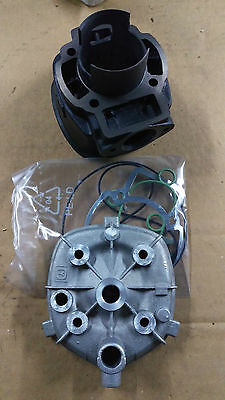 KIT GRUPPO TERMICO CILINDRO PISTONE TESTATA D 47 OLYMPIA MOTORI PIAGGIO LIQUIDO