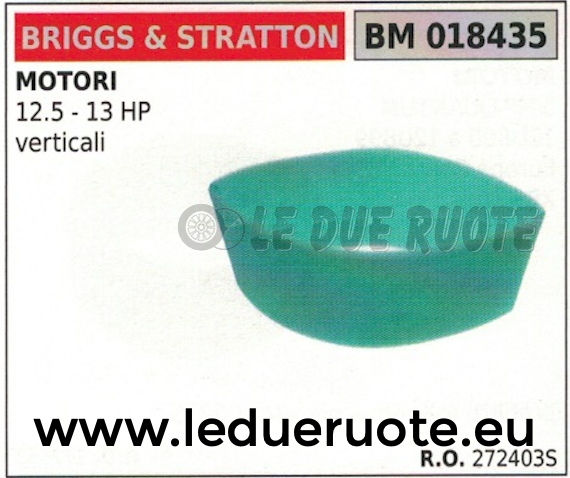 272403S SPUGNA FILTRO ARIA MOTORE BRIGGS & STRATTON 12.5 13 HP VERTICALE