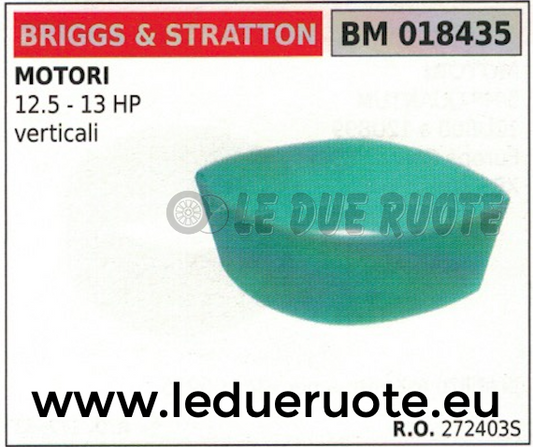 272403S SPUGNA FILTRO ARIA MOTORE BRIGGS & STRATTON 12.5 13 HP VERTICALE