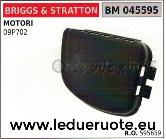 595659 COPERCHIO SCATOLA FILTRO ARIA MOTORE BRIGGS & STRATTON 09P702